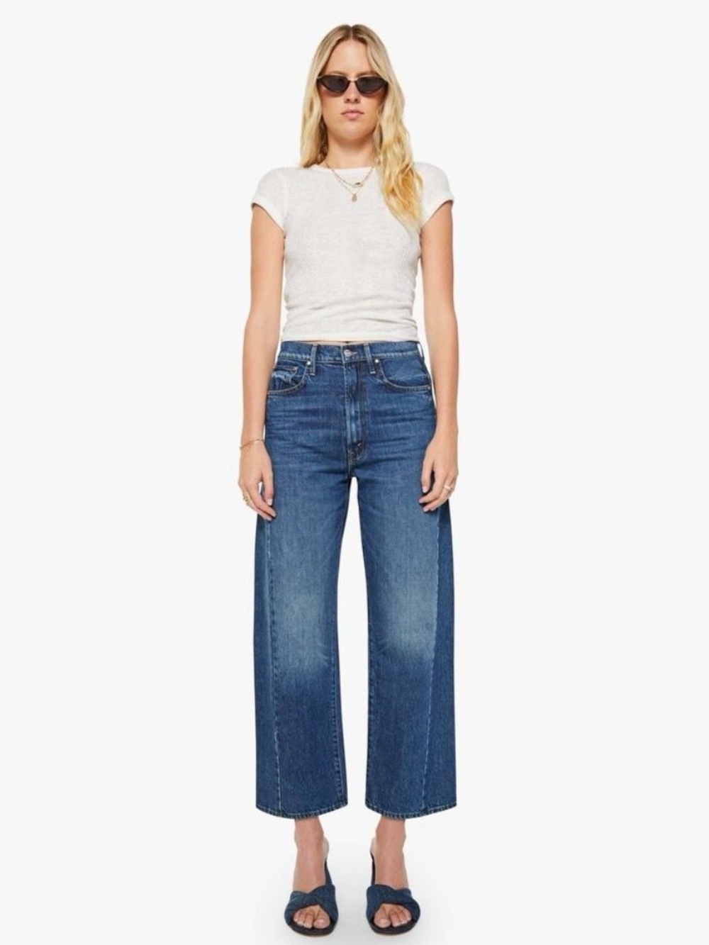 MOTHER The Half-Pipe Ankle Jeans - Did You Bring Me Anything? Size 31